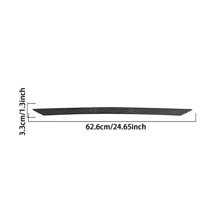 Trunk decorative car sticker dimensions: 62.6 cm wide, 3.3 cm tall