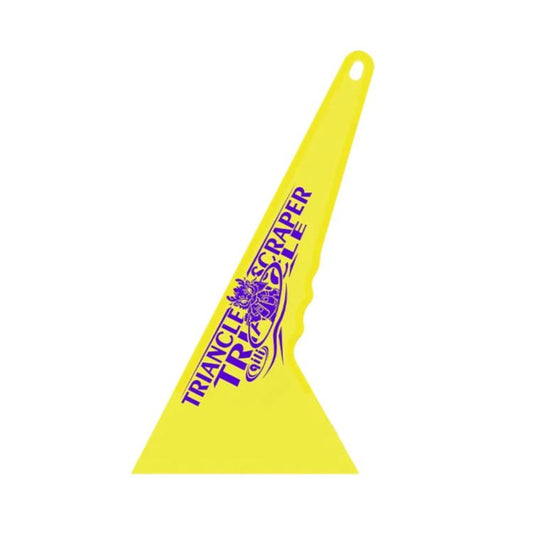 qili Ultra-thin Triangular Hard Squeegee for Car Window Tinting, Large Yellow, Large Pink, Large Blue, Medium Yellow, Medium Pink, Medium Blue, Small Yellow, Small Pink, Small Blue