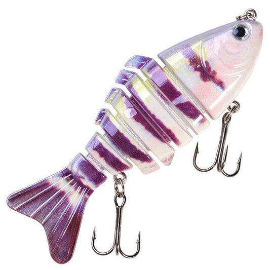 HENGJIA JM074 Multi Jointed Swimbait Fishing Lures Sinking Multi Segmented Hard Fishing Baits, 9.7cm 15g