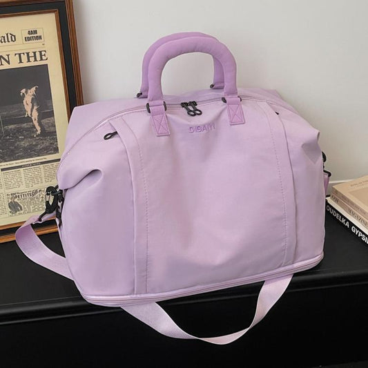 Travel Duffel Bag for Women Expandable Weekender Bag with Wet Pocket