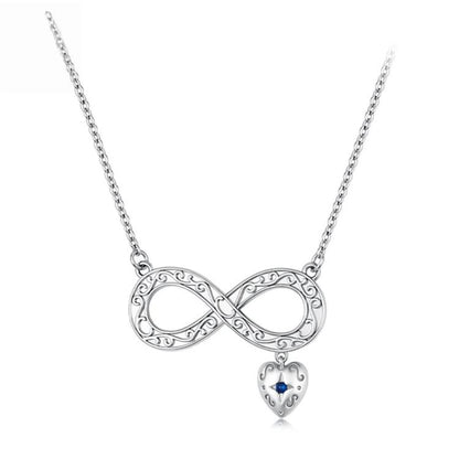 Women Copper Infinite Love Pendant Necklace, YIN144