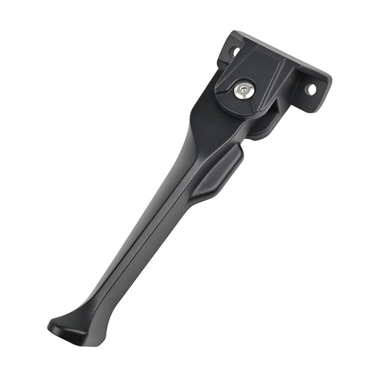 Black scooter kickstand side stand support arm with bracket and pivot hardware