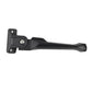 Black kickstand side stand support with square mounting plate and recessed bolt