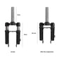 3 PCS/Set For Xiaomi M365 / M365 Pro Scooter Accessories Front Fork Shock Absorber + Front Mudguard + Extended Kickstand, Absorber+Front Mudguard+Kickstand