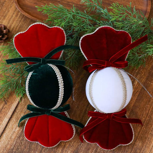 Velvet Candy Christmas Tree Ornament DIY Holiday Decor