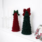 Layered Pleated Christmas Tree Ornament DIY Christmas Decor