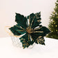 Velvet Artificial Christmas Flower Decorations DIY Christmas Tree Branch Arrangement Props