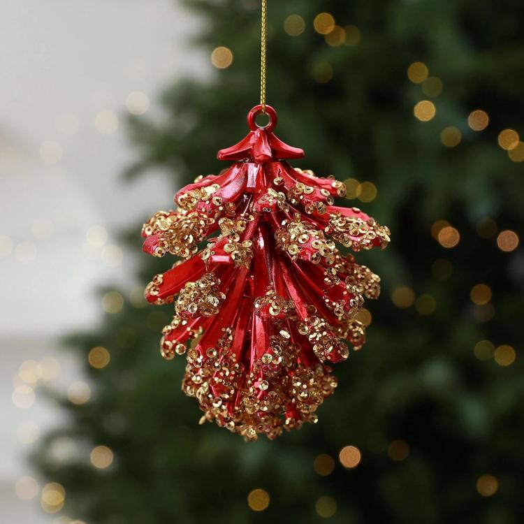 PC Pinecone Christmas Tree Ornament – ??DIY Holiday Decor