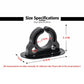 Inflatable Boat/Raft Open-Style Oar Lock and Safety Line Anchor, RB-E09