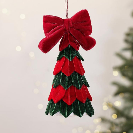 Bow Tabletop Christmas Tree Ornament DIY Christmas Decorations Festive Decor Items