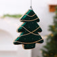 Velvet Rhinestone Foam Christmas Tree Ornament DIY Personalized Christmas Decoration