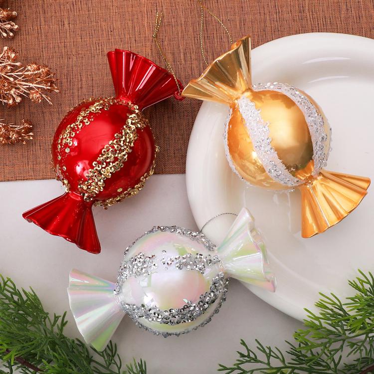 Candy-Shaped Christmas Tree Ornaments DIY Christmas Decorations