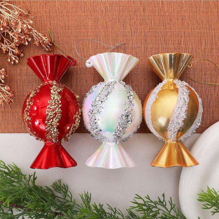 Candy-Shaped Christmas Tree Ornaments DIY Christmas Decorations