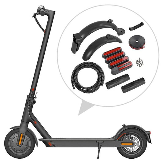 11-Piece Set For Xiaomi M365 Pro 2 Electric Scooter Rear Fender Kit