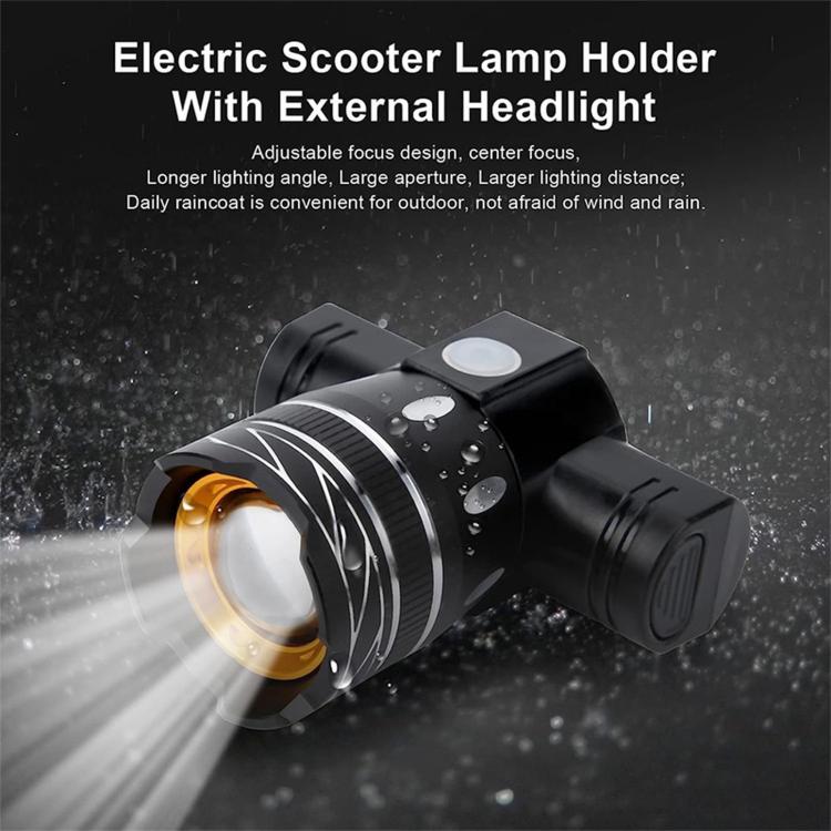 For Xiaomi M365 / M365 Pro / M365 Pro 2  Add-on Handlebar  With Two Front Lights & Two Side Lights, With Side Lights