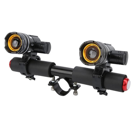 For Xiaomi M365 / M365 Pro / M365 Pro 2  Add-on Handlebar  With Two Front Lights & Two Side Lights, With Side Lights