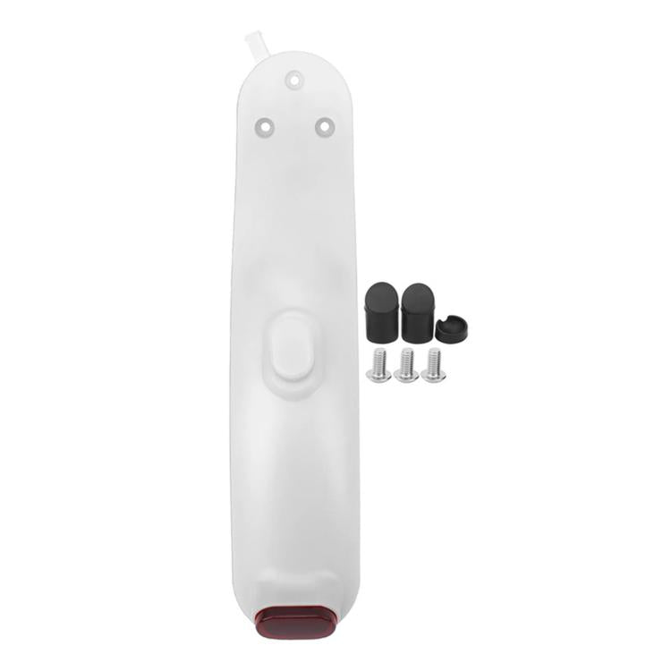 White rear fender, mounting holes and bracket with screws included
