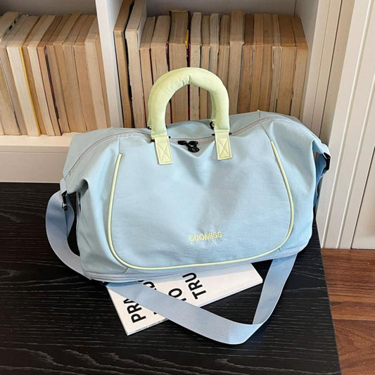 Expandable Travel Duffle Bag with Dry Wet Separation Pocket for Gym Sports Dance Travel