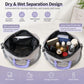 Expandable Travel Duffle Bag Lightweight Waterproof Oxford Weekender Bag with Dry Wet Separated Pocket