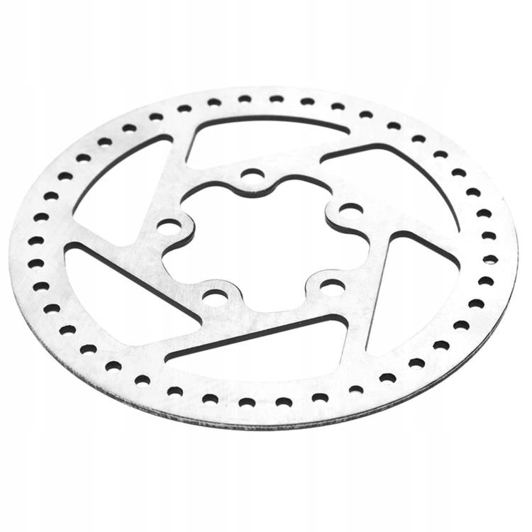 120mm disc brake rotor with vented slots and bolt holes