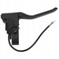 Black hand brake lever with attached brake cable