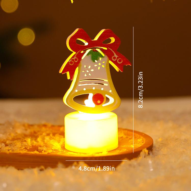 Christmas Led Electronic Candle Lights Holiday Tabletop Decorations