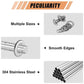 Stainless steel washers and screws illustration showing smooth edges and stacks