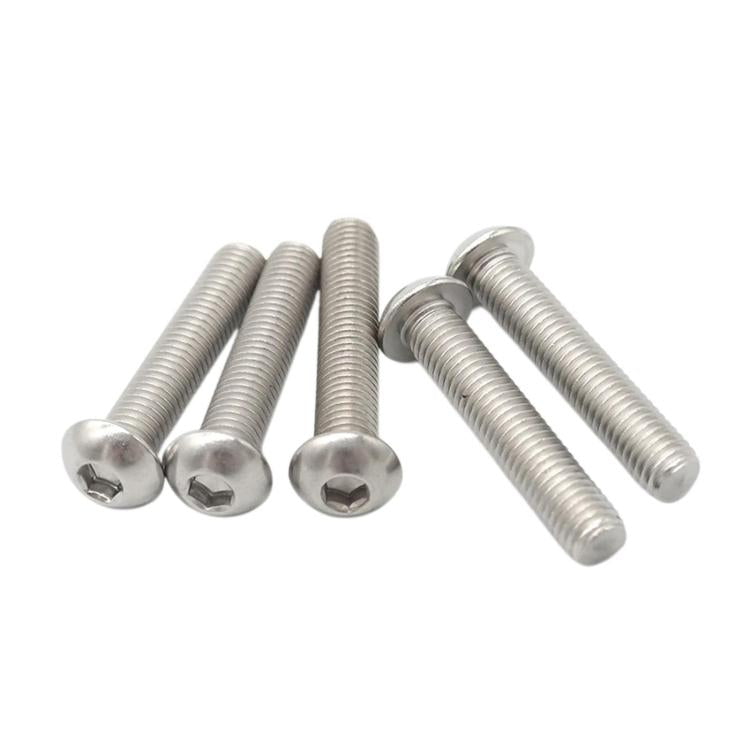 304 Stainless Steel Button Head Socket Cap Screws Nuts Assortment Kit, 500 PCS/Box