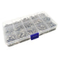 304 Stainless Steel Button Head Socket Cap Screws Nuts Assortment Kit, 500 PCS/Box
