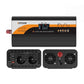 Pure sine wave inverter, black with blue LCD screen and red DC cable connection