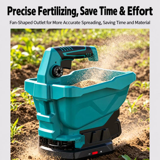 Handheld Planter For Soybean & Vegetable Seeds Large Capacity Fertilizing Seeder, Electric Handheld Planter