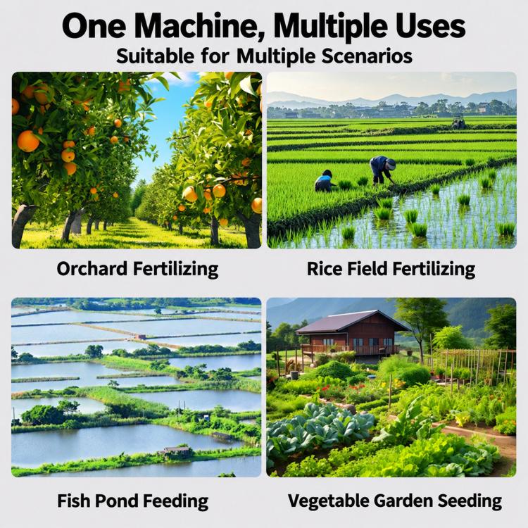 Handheld Planter For Soybean & Vegetable Seeds Large Capacity Fertilizing Seeder, Electric Handheld Planter