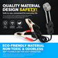 Clip-on immersion heater with black housing, red wiring, and polished metal coil