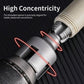 Close-up of pipe threader cutter engaging grooved threading on a pipe fitting