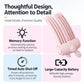 Wireless Heated Hair Root Volumizer Crown Volume Boosting Comb with 2 Temperature Settings