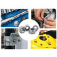 304 stainless steel nylon insert hex lock nuts for secure mounting, being installed