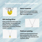 S925 Sterling Silver Playful Bee Collarbone Necklace, SCN554