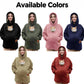 Fleece pet hoodies in multiple colors, with cat face peeking from opening