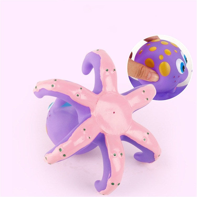 Octopus Throwing Circle Small Octopus Children Bathing Water Toy
