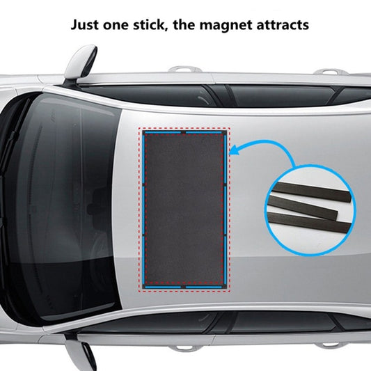 Car Sunroof Anti-mosquito Screens Magnetic Car Sunroof Sunshade, 95x55cm
