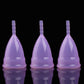 3PCS Reusable Soft Cup Medical Grade Silicone Menstrual Cup, Large, Small