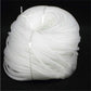 White silicone air hose tubing, tightly wound coil with two short ends