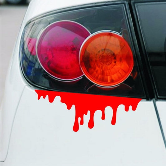 Cool Car Stickers Red Blood DIY Vehicle Body Emblem Badge Car Styling Sticker Car-covers, Red Blood