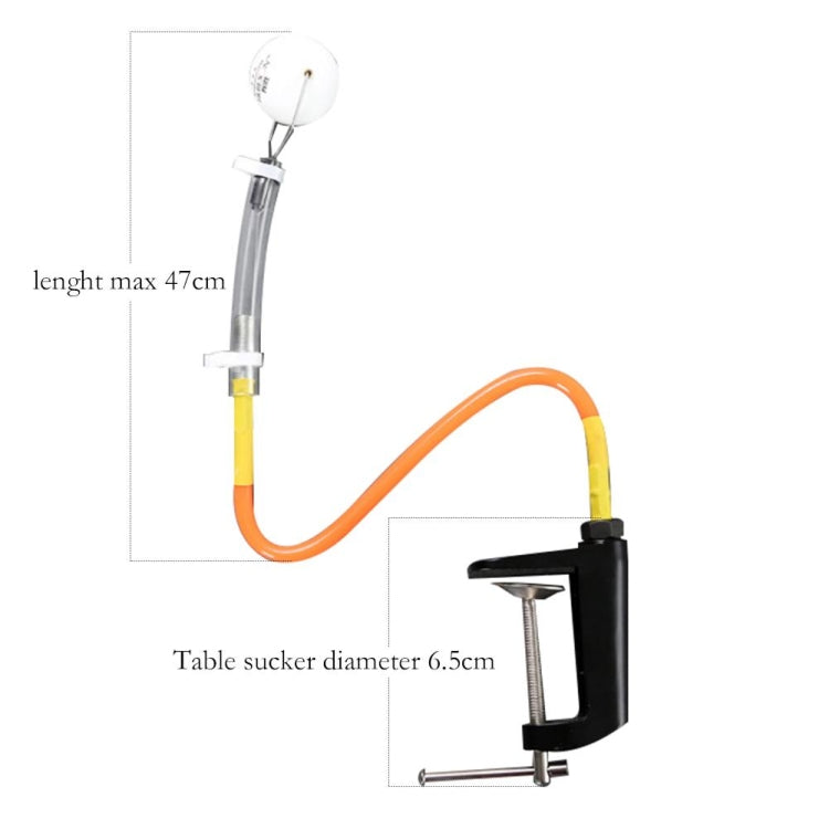 HUIESON HS-P-L22 PVC Universal Variable Table Clip Table Tennis Serving Training Machine Set, HS-P-L22