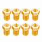 Brass 3D printer nozzle set with stamped sizes 0.2,0.25,0.3,0.4,0.5,0.6,0.8,1.0.