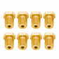 Brass 3D printer nozzle tips with openings; sizes 0.2,0.25,0.3,0.4,0.5,0.6,0.8,1.0.