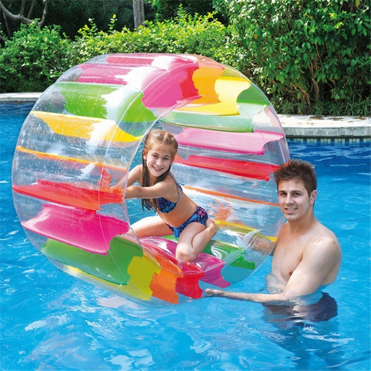 Inflatable Roller Ball Toy Lawn Water Roller Children Multifunctional Crawling Roller, 36 inch