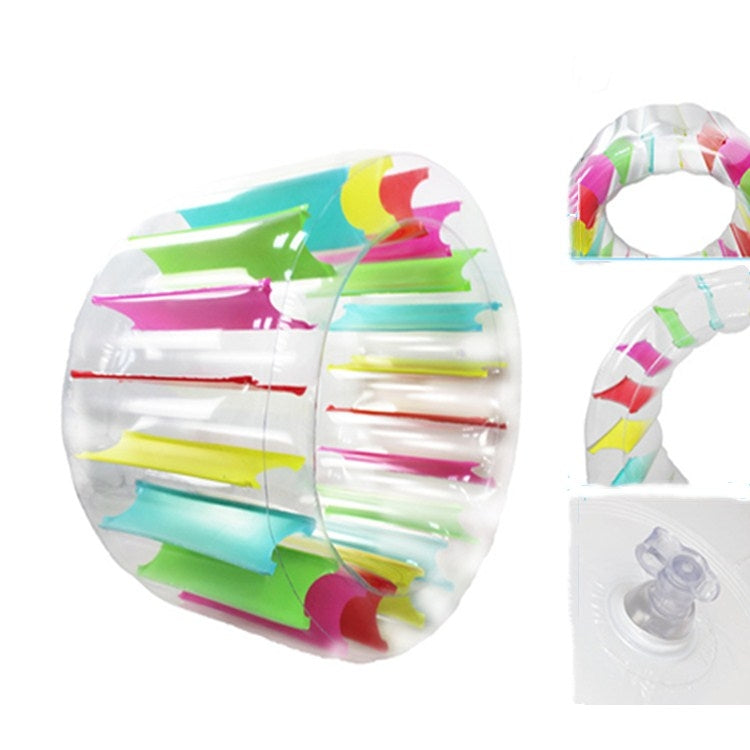 Inflatable Roller Ball Toy Lawn Water Roller Children Multifunctional Crawling Roller, 36 inch