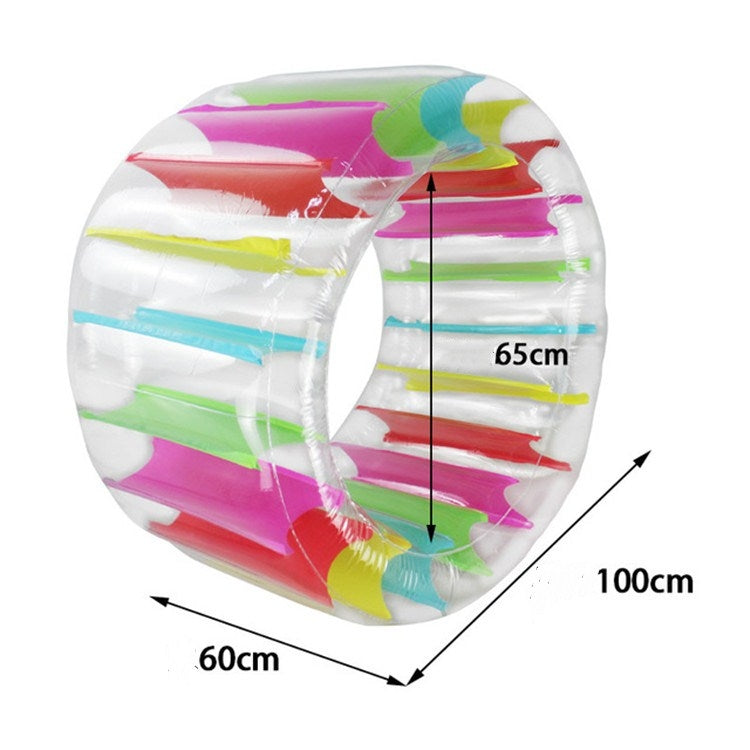 Inflatable Roller Ball Toy Lawn Water Roller Children Multifunctional Crawling Roller, 36 inch