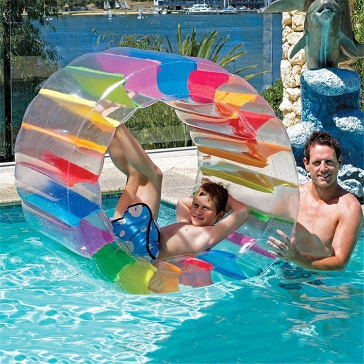 Inflatable Roller Ball Toy Lawn Water Roller Children Multifunctional Crawling Roller, 36 inch